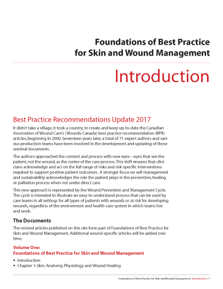 Best Practice Recommendations Introduction