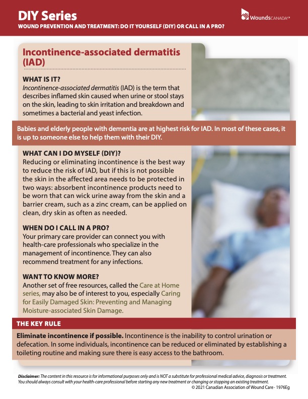 Incontinence-associated Dermatitis (IAD)