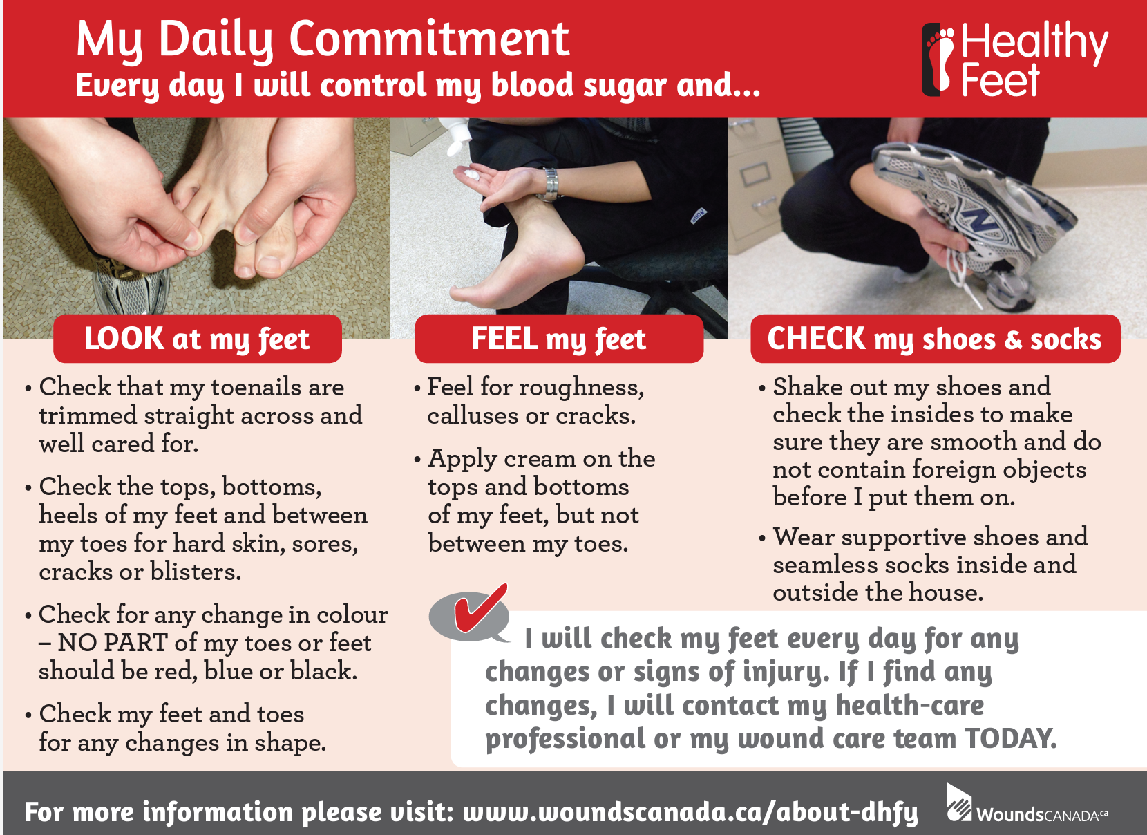 PEP Talk Daily Commitment Reference Card