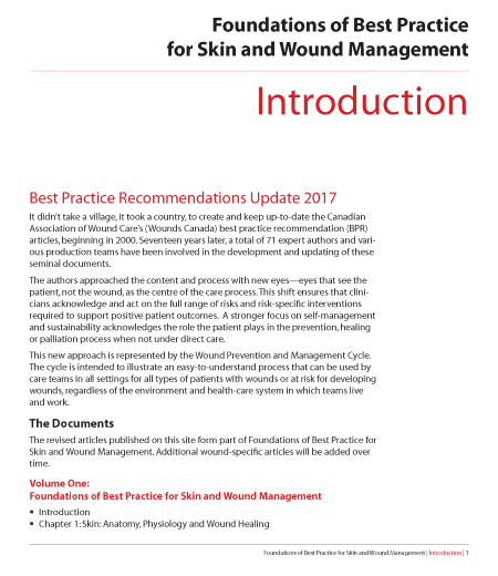 Introduction: Best Practice Recommendations